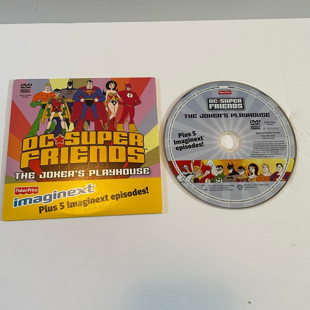 Fisher-Price Red and Yellow Superhero Adventure DVD